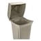 Rubbermaid Commercial Ranger Fire-Safe Container, Square, Structural Foam, 35 gal, Beige FG843088BEIG - alternate 5